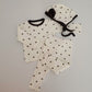 Baby wave three-piece suit