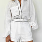 French Commuter Classic Style White Suit