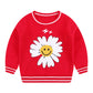 Children's smiley knitted sweater