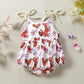 Écharpe porte-bébé rouge à imprimé Love pour fille