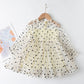 Girls' Autumn Long Sleeve Mesh Dress