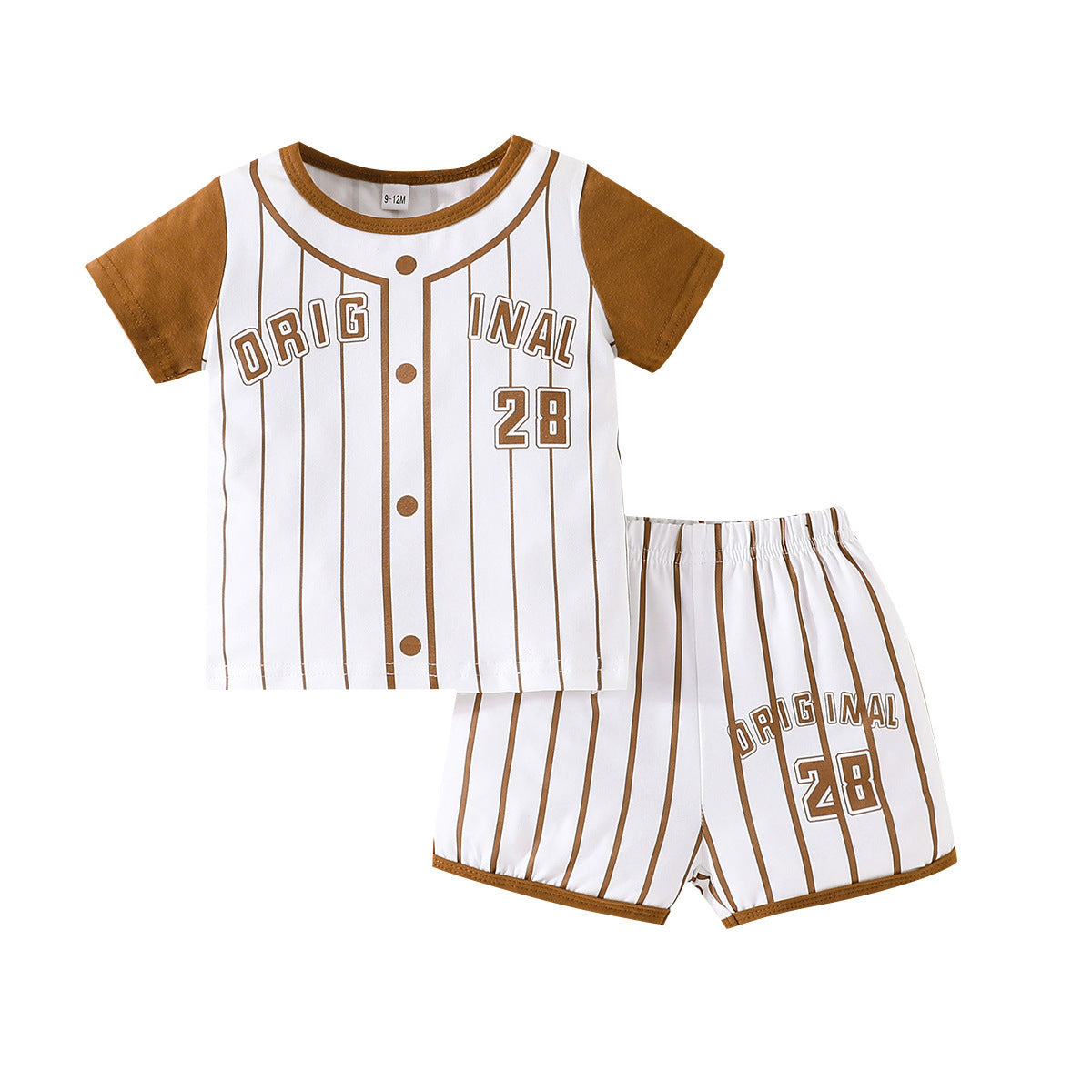 Children's Summer Short-sleeved T-shirt Shorts Two-piece Set
