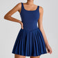 Backless Back-beautifying Sports Dress Women's Anti-exposure Yoga Skirt