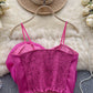 Fashion Three-dimensional Flower Camisole Women