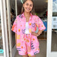 Women's Fashion Casual Printing Home Wear Suit