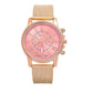 PVC multi-color face bracelet watch Roman digital face quartz watch WISH sale ladies Geneva watch