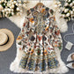 French print dress