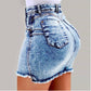 High Waist Pencil Jeans Skirt