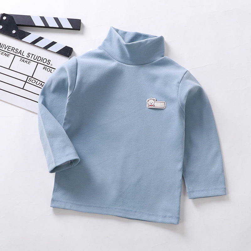 Chemise enfant à col mi-haut