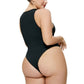 Women's Fashion Solid Color Sleeveless Slim Jumpsuit