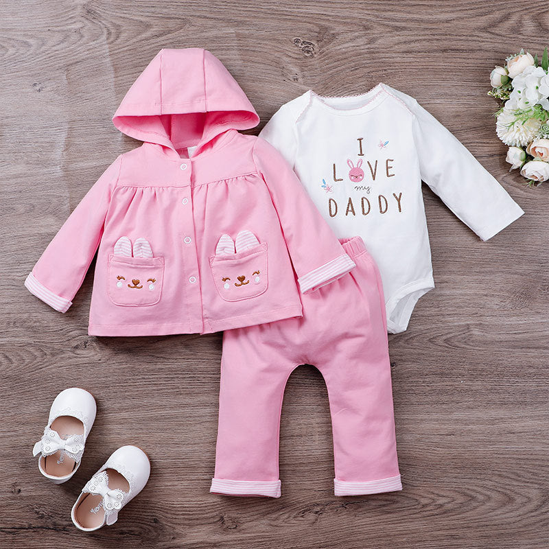Ensemble de vêtements pour enfants européens et américains 3 pièces