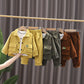 New Boys' Autumn Three-piece Corduroy Suit