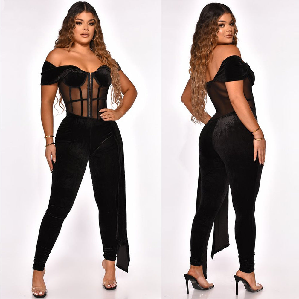 European And American Perspective Slim Fit Suit Nightclub Clothes