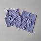 Quick-drying Sports Suit Women's Seamless Yoga Suit Yoga Clothes Shorts Two-piece Set