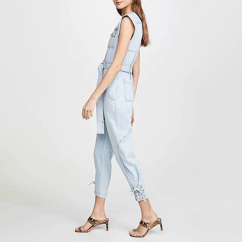 Pantalon à lacets et nœud