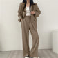 Korean Style Casual Suit Set Women