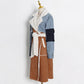 Veste longue en denim et coton tendance
