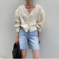 All-match twist knit jacket