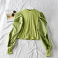 Bubble Shirt Sleeve Stitching Fake Two Shirts