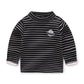 Children's plush warm long-sleeved t-shirt