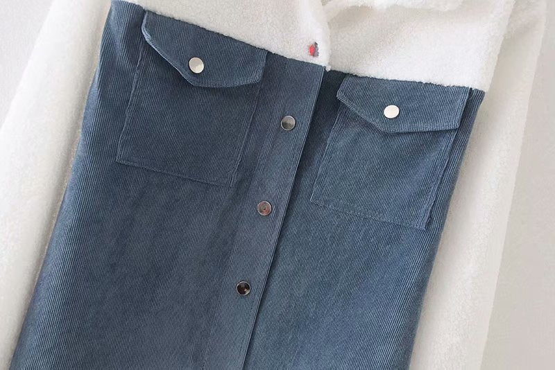 Lamb cashmere corduroy shirt