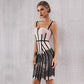 Lace thin strap dress