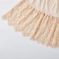 Lace cutout skirt