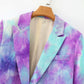 One button suit jacket