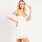 Robe Polly - VerteRobe en coton à une épaule et taille haute