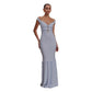 Lace-up Hollow-out Slim-fit Dress Women