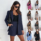 Linen Suit Female Temperament Commute