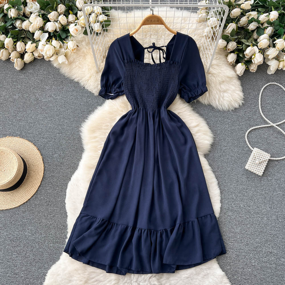 French-style Vintage Platycodon Fairy Dress New Gentle Summer Design
