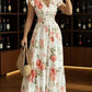 European And American-style Printed Sleeveless Dress