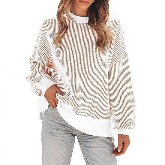 Loose All-match Knitted Pullover Top For Women