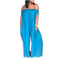 One-shoulder Tube Top Casual Loose Plus Size Sleeveless Jumpsuit
