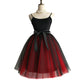 Women's Simple And Versatile Two-tone Pleated Dress