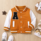Veste d'automne pour enfants, uniforme de baseball