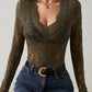 Women's New Fashion Underwear Long Sleeved Top
