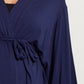 Pure color maternity dress