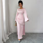 Simple Style Advanced Long Sleeve Dress Women's Clothing