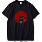European And American Cat Text Floating Print T-shirt Men And Women Loose Short Sleeve Ins