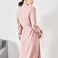 Women's girdle shirt skirt side slit dress