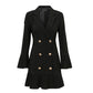 Robe à manches blazer