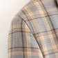 Korean style British style long plaid suit jacket