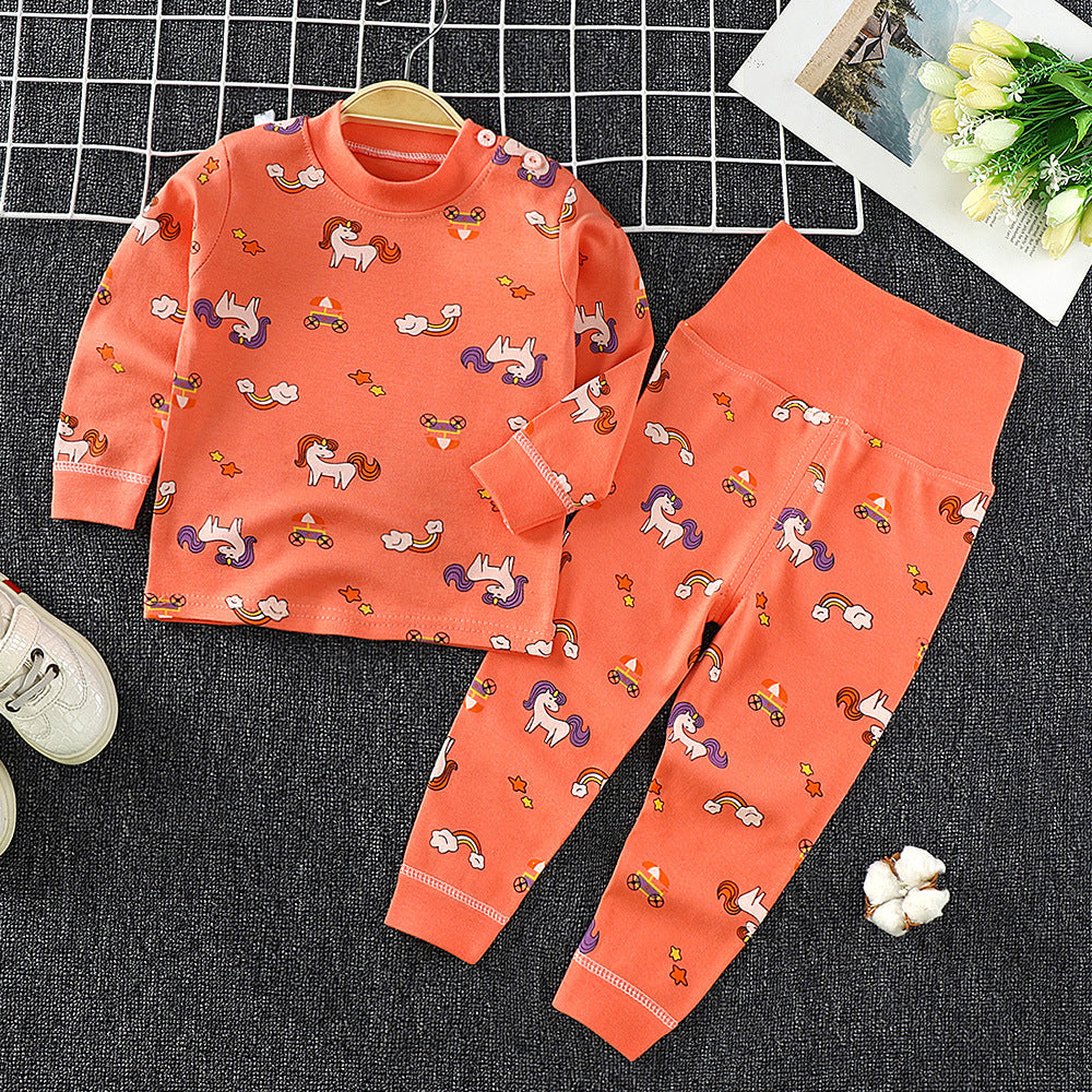 Toddler Boys And Girls Baby Autumn Clothes Long Trousers Home Service