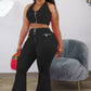 Women's Fashion Individual Casual Two-piece Set