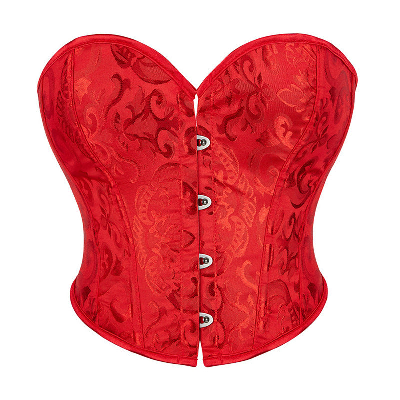 No Ruffled Short Tight Corset For Women