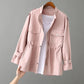 Trench coat with waist