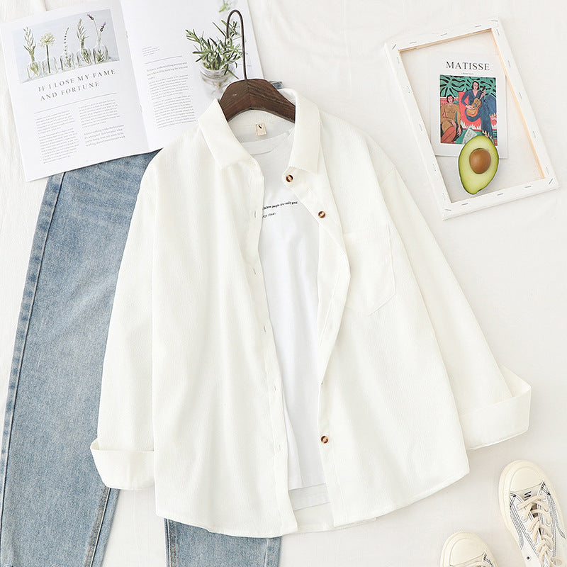 Vintage corduroy shirt jacket