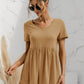 Women's Fashion V-neck Short Sleeve Top